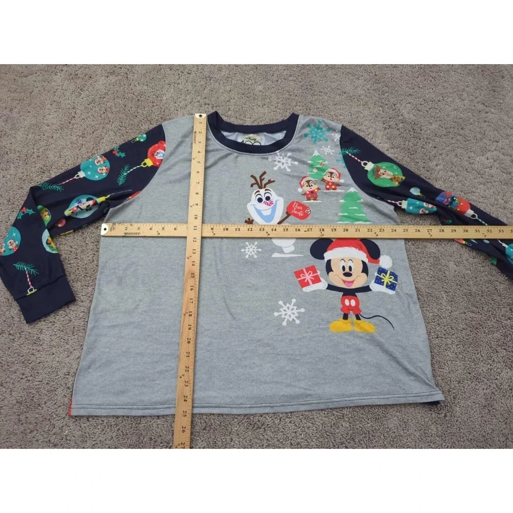 Disney 100th Anniversary Pajama Set Womens 3X PLUS Blue Sleepwear‎ - Picture 3 of 13
